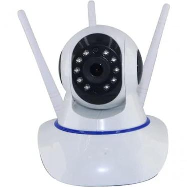 Imagem de Câmera Ip 1.3Mp 720P Hd Wireless Wifi Audio Sd P2P Hd 3 Antenas .