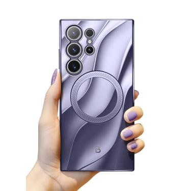 Imagem de i-Blason Capa Radiance para Samsung Galaxy S24 Ultra, [compatível com S Pen e carregamento sem fios] [antiimpressões digitais] Capa protetora fina fosca antiarranhões [proteção de nível militar]