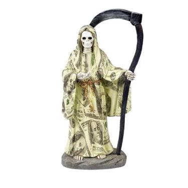 Imagem de Estatueta escultórica de resina Statue Grim Reaper 23 cm de dinheiro -