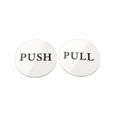 Imagem de Placas de porta, 2 unidades/lote, adesivos de vinil autoadesivos Push/