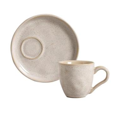 Imagem de Conjunto com 6 Xícaras De Café Bio 70ml com 6 Pires Descentralizado La