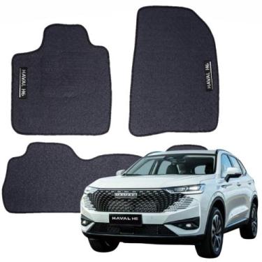 Imagem de Kit Completo 3 Peças Tapete Automotivos Específico GWM Haval H6 2022 a