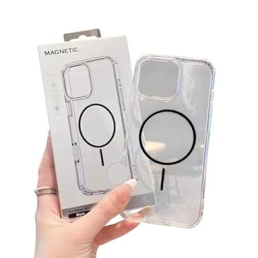 Imagem de Capa Ultra Slim Magnética Compativel Sansung Galaxy S24 Ultra Transparente (PRETO)