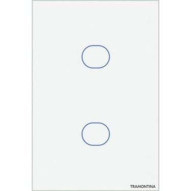 Imagem de Interruptor Touch Smart Tramontina Branco 2 Canais Tramontina
