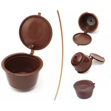 Imagem de 5 Cápsulas Dolce Gusto Reutilizável Com Colher Dosadora - GROTO STORE