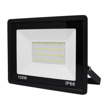 Imagem de Refletor Led Holofote Slim Ultra Thin Microled 100w Ip66 - Briwax