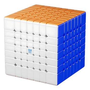Imagem de Bukefuno Aofu V5 Single Track Magnético 7x7 Speed Magic Cube AoFu WRM V5 7x7x7 Single Track 144 Ímãs Magic Stickerless Puzzle Cube