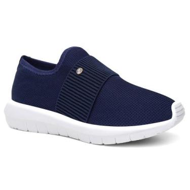 Imagem de Tênis Meia Feminino Calce Fácil Ortopédico Esportivo Casual confortáve