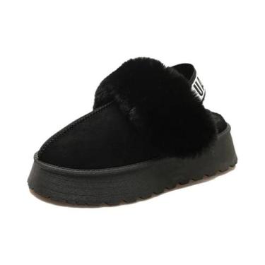 Imagem de Botas de Neve de Inverno para Mulher 2024 - Forradas com Pele, Lã e Al