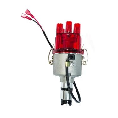 Imagem de Lizixny Distribuidor centrífugo cromado 009 serve para ônibus VW Bug Buggy Ghia, substitui 9230081094 - Peça de reposição de ignição eletrônica