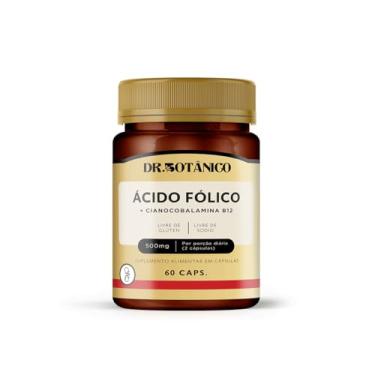 Imagem de ACIDO FOLICO + B12 500MG 60 CAPSULAS DR. BOTANICO