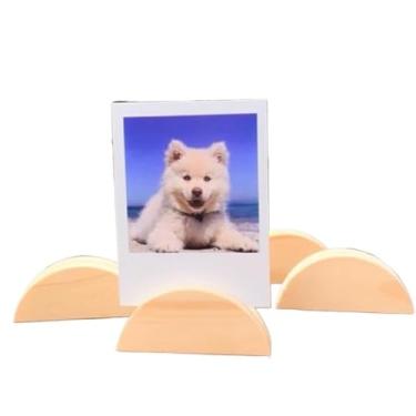 Imagem de Suporte para Fotos e Decoração, Porta-retrato de Madeira para Mesa em Festas e Casamentos - Base de Apoio para Cartões e Recados(15)