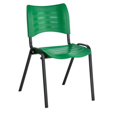 Imagem de Cadeira Empilhável Iso Linha Polipropileno Iso Verde