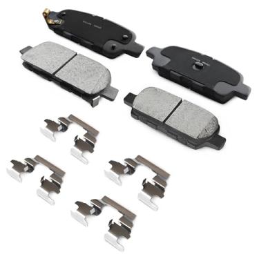 Imagem de KEIYSHOLCK Conjunto de pastilhas de freio traseiro adequado para Ni-ssan 350/370Z Rogue/Select X-Trail Infiniti EX/FX35 37 FX45 G25/35/37 M35/35h/37/45/56 Q/QX 50 60 70 Q40/70L Renault Suzuki OEM