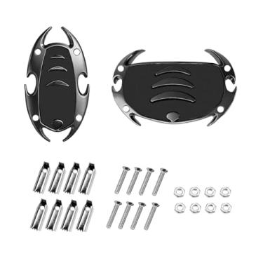 Imagem de Sandfren 2 peças de capas antiderrapantes para pedal de carro, pedais de freio a gás automáticos de veículos, capas de embreagem de transmissão automotiva de direção segura, acessórios de kit de