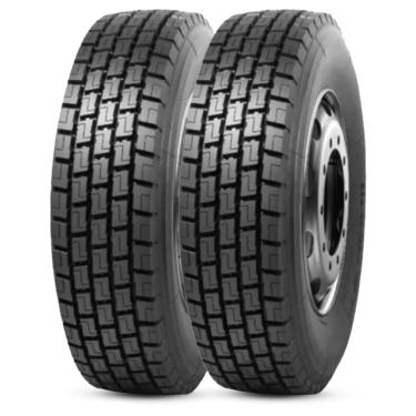 Imagem de Kit 2 Pneu 295/80R22.5 Mirage MG326 18PR 152/149M TL Bor/Rod