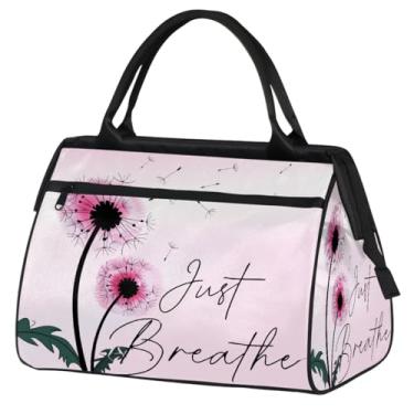 Imagem de Bolsa pequena para o fim de semana para mulheres, homens, unicórnio, girassol, flor, dobrável, bolsa esportiva leve para academia, Cor: 61 cm, 15.2*8.3*11.6 inch, Moderno
