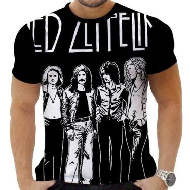 Imagem de Camiseta Camisa Personalizada Rock Clássico Led Zeppelin 18 - Obsidian