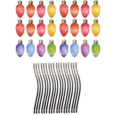 Imagem de Generic Conjunto de ímã de Lâmpada Reflexiva, Decorações Fofas e Festivas para Carro e Geladeira, Material de PVC Multicolorido (#3)