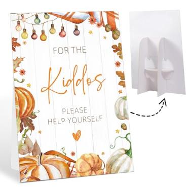 Imagem de Decorações de casamento de outono, placa de mesa de abóbora para recepção, jantar de ação de graças, chá de panela, chá de panela, mesa de 20 x 28 cm, decoração de festa de outono