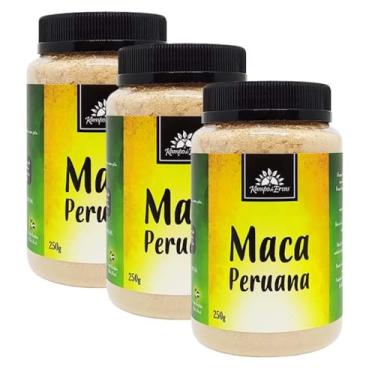 Imagem de Kit 3 Maca Peruana Pó Pura Premium Kampo de Ervas 250g cada