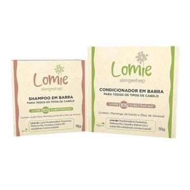 Imagem de KIT Shampoo e Condicionador em Barra Lomie Alergoshop