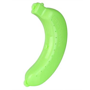 Imagem de Luqeeg Caixa Protetora de Frutas Em 3 Cores, Recipiente, Suporte de Armazenamento para Trazer Banana para o Escritório ou Atividades Ao Ar Livre (Verde)