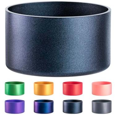 Imagem de Diumepo Bota de silicone para copo Stanley 1,134 g - Capa protetora de silicone fosco com brilho adequado para garrafa de água Hydroflask 340 g - 680 g, capa inferior antiderrapante com glitter, BPA