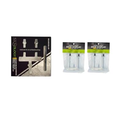 Imagem de Sk8ology Kit de suporte de parede flutuante com 3 peças para painel de skate