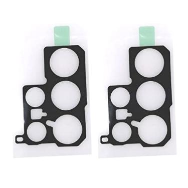 Imagem de PHONSUN Suporte de moldura de câmera traseira adesivo fita dupla face substituição para Samsung Galaxy S22 Ultra SM-S908U S908U1 S908 (pacote com 2)