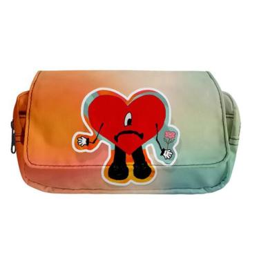 Imagem de Estojo de lápis Bads Bunnys Cartoon Anime de grande capacidade - yiwei