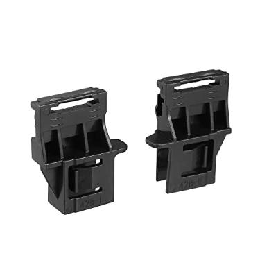 Imagem de X AUTOHAUX 1 par de clipes de proteção solar com fivela fixa para Honda CR-V CRV 2017-2021 Teto solar panorâmico reparo viseira de sol fivelas deslizantes lado esquerdo direito LH RH POM plástico