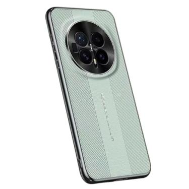 Imagem de LYJSMGZ Capa à prova de choque para Huawei Honor Magic 8 Pro/Magic 8, cobertura total de lente capa de couro leve com proteção contra quedas, verde, Majic 8 Pro