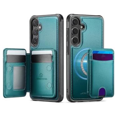 Imagem de owlhold Capa carteira para Samsung Galaxy S25 FE, compatível com bloqueio de RFID 2 em 1, capa removível de couro PU à prova de choque, capa carteira dobrável dobrável para Samsung Galaxy S25 FE de