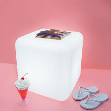 Imagem de Luminária Puff Cubo de Luz Arredondado