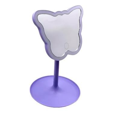Imagem de Espelho de Mesa para Maquiagem Formato Borboleta Decorativo