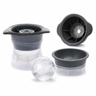 Imagem de Forma de Gelo Esférica para Drinks e Whisky – Esferas de Gelo Grandes que Derretem Devagar, Silicone Flexível, Ideal para Whisky, Drinks e Bebidas Premium – Storeasy
