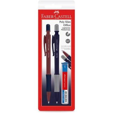 Imagem de Kit de lapiseira Faber Castell 0.7 poly slim office