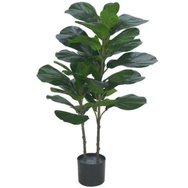 Imagem de Árvore Artificial Ficus Lyrata Real Toque x42 Verde 1m