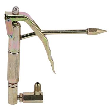 Imagem de Cryfokt Pistola Pneumática de Graxa de Alta Pressão, Ferramenta de Lubrificação Portátil Durável para Manutenção de Equipamentos Mecânicos, Liga TG-001