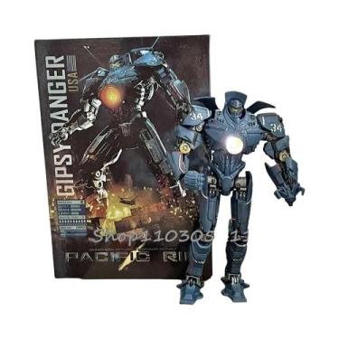 Imagem de Figura De Mecha Japonesa Red LED Tramp Neca Pacific Rim, Brinquedo Gip