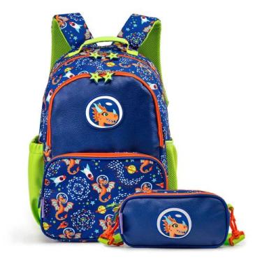 Imagem de Conjunto Mochila Infantil e Pochete Multifuncional Ponix Milk&Moo, Mul