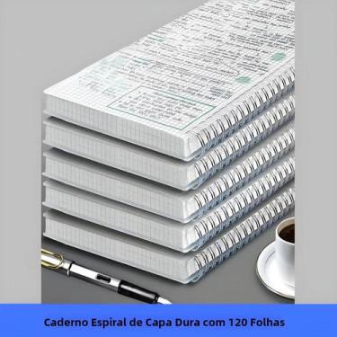 Imagem de Caderno Espiral Quadrado A4 A5 B5 Com 120 Folhas 240 Páginas E Elástic