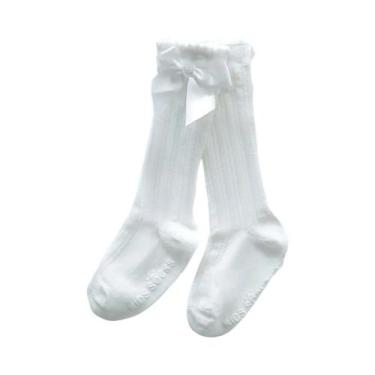 Imagem de Meias De Rede Até O Joelho Para Meninas, 3 Pares, Estilo Real, Meias T