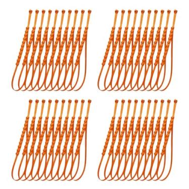 Imagem de Correntes de Pneus Reutilizáveis | 40 Unidades de Correntes de Segurança Antiderrapantes para Rodas - Correias Temporárias para Pneu | Condução em e Estrada Lamacenta para Veículo Camião e