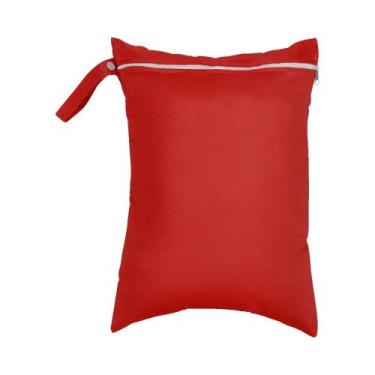 Imagem de Bolsa Impermeável Reutilizável De Cor Sólida Para Fraldas, Roupas De B