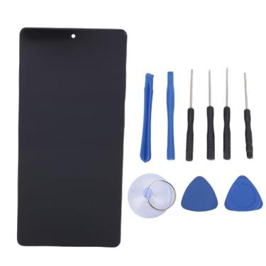 Imagem de aqxreight Substituição da Tela do Telefone para S25 Ultra Phone 6,78 Polegadas Phone Touch Display Digitalizador Assembly Suporte Impressão Digital Com Moldura de Ferramentas de Reparo (Preta)