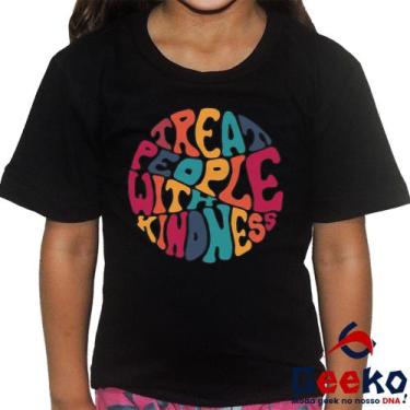 Imagem de Camiseta Infantil Harry Styles 100% Algodão Treat People With Kindness