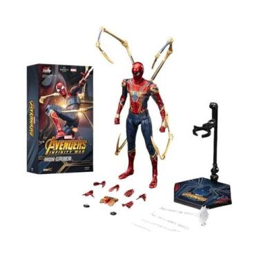 Imagem de Figura De Ação Homem-Aranha Preto E Dourado PS4 Anime Peter Parker Mod