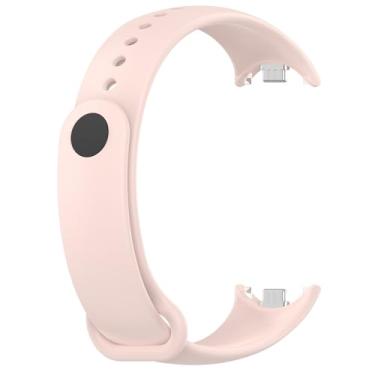 Imagem de IENYU Pulseira de borracha para Mi Band 8, acessórios NFC, pulseira esportiva para relógio inteligente Correa Xiaomi MiBand 8, Miband 8, Ágata